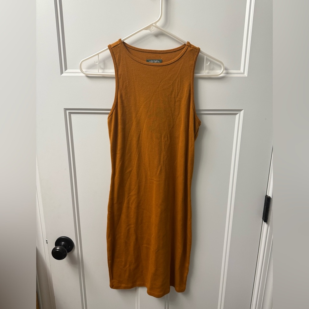 Wild Fable Mustard Midi Dress